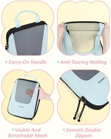 Bagsmart Compression Packing Cubes, Travel Bag Cruise Ship Essentials - Image 6