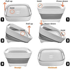 GIMWA 2.6 Gal Collapsible Baby Bottle Wash Basin - Image 6
