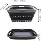 SAMMART 42L Collapsible Plastic Laundry Basket - Image 3