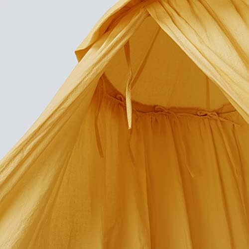 MAMERIA Kids Bed Canopy with Frills Cotton Cover Net - Image 3