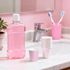 WRAPAHOLIC 3oz Pink Dot Bathroom Cups - Image 3