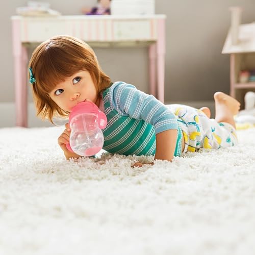 Munchkin Any Angle Sippy Cup for Toddlers, Spill Proof Weighted Straw Cup - Image 2