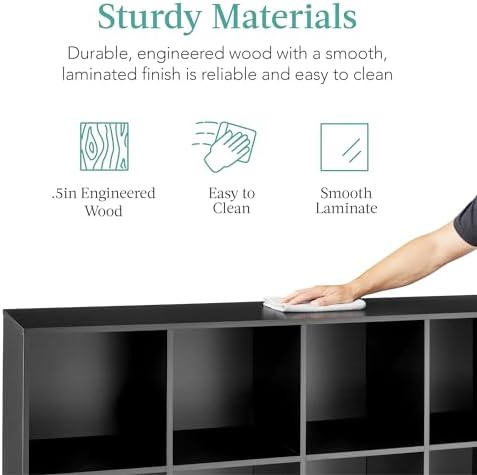 Best Choice Products 8-Cube Storage Organizer, 11in Shelf Opening, Display Shelf - Image 6