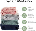 SWEET DOLPHIN Muslin Baby Bath Towels Blanket - Image 2