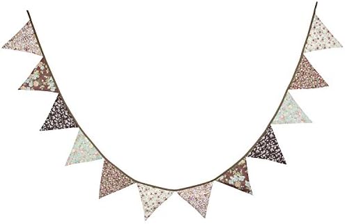 LOVENJOY Brown Floral Collection 100% Cotton Banner - Image 2