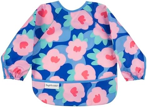 Tiny Twinkle Mess Proof Baby Bib, Cute Full Sleeve Bib Outfit, Waterproof Bibs by TinyTwinkle