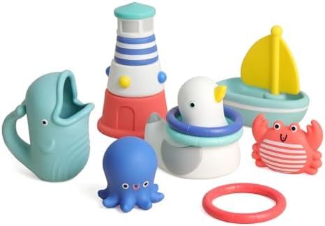 Itzy Ritzy Bathtime Gift Set, 12-Piece Baby Bath Toys, 6+ Months by Unknown