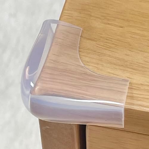 Food-Grade Silicone Clear Corner Protector Baby Proofing Furniture Guard by Angloria
