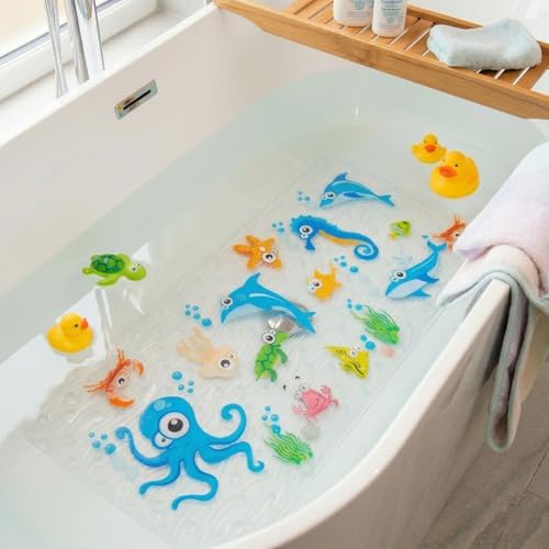Cute Cartoon Non-Slip Bath Mat for Tub by ShineCozy