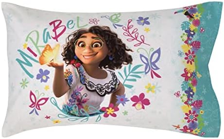 Disney Encanto Tropical Delight Pink and Aqua Flowers and Butterflies 4 Piece - Image 5