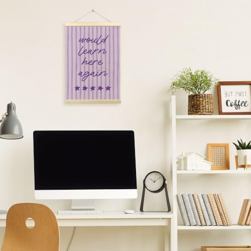 TLESKE Purple Funny Classroom Wall Art Decor Poster Hanger Frame 12x16 - Image 5
