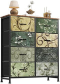 Sweetcrispy 8 Drawer Fabric Dresser, Tall Storage Tower by Sweetcrispy