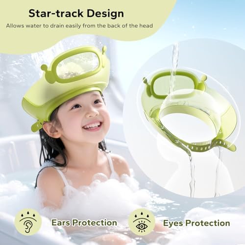 FUNUPUP Baby Shower Cap for Toddlers Kids, Soft TPE Silicone - Image 5