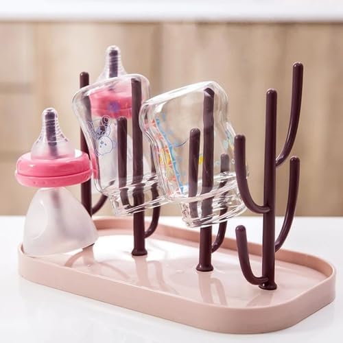 Baby Bottle Drying Rack Space Saving High Capacity Standing Dryer Holder - Image 4