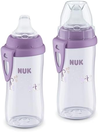 NUK First Choice Active Cup 2.0, 10 oz. Soft Spout Sippy Cup by NUK