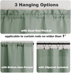 Chyhomenyc Sage Green Short Curtain Valance - Image 5