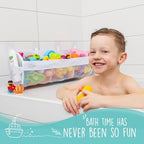 Comfylife Large Bath Toy Organizer – 3 Compartment Bath Toy Holder - Image 3
