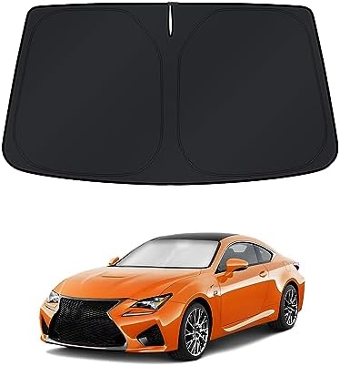 KUST Windshield Sun Shade for Lexus RC Coupe 2015-2020 2021 2022 2023 2024 2025 by KUST