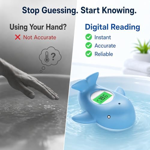 Baby Bath Thermometer for Infant & Toddler, Floating Digital Water Thermometer - Image 3