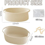 JMvicyroam Small Woven Basket, Empty Gift Basket - Image 2