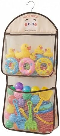 Good Mood Toddler Bath Toy Organizer, Large Capacity Baby Bathtub Toy Storage by ASYEHJNR