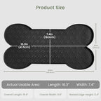 PWTAA Dog Food Mat Anti-Slip Silicone Dog Bowl Mat Thicker Pet Placemat - Image 2