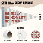 Kids Nursery Classroom Playroom Decor Be Kind Pennant Banner Flags - Image 6