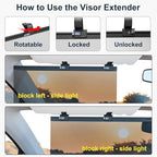 Veharvim Sun Visor Extender for Car, Visor Extender Attachment for Car - Image 5