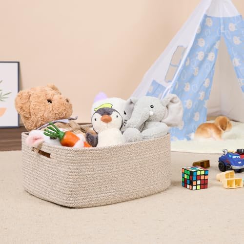 MiniArk Large Storage Baskets for Shelves, Baby Nursery, Toy Baskets Box - Image 5