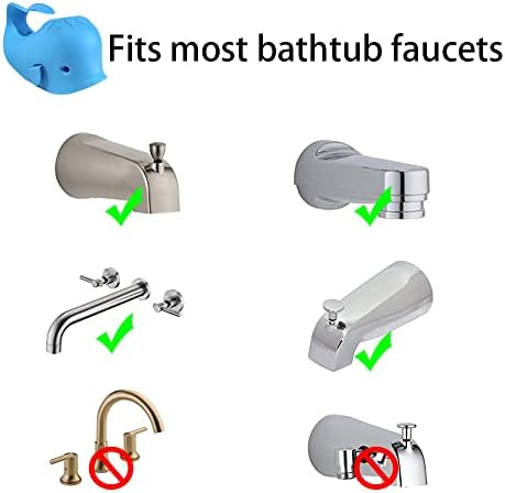 Silicone Whale Bath Spout Cover, Baby Faucet Safety Guard - Image 5