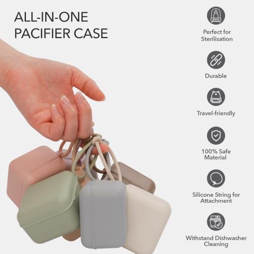 BIBS Pacifier Box with Loop for Storing & Carrying Soothers | 100% BPA Free - Image 5