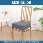 Smiry Waterproof Seat Covers for Dining Room Chairs - Image 2
