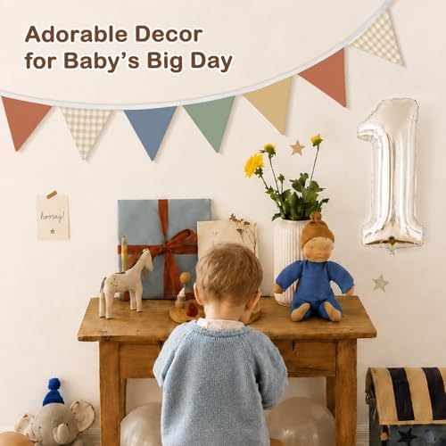 Playroom Wall Decor Pennant Banner Flags 5.5Ft - Image 6