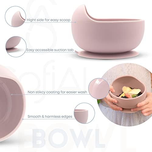 BPA-Free Non-Toxic Silicone Baby Feeding Set – Suction Plate, Bib & Cup – - Image 2