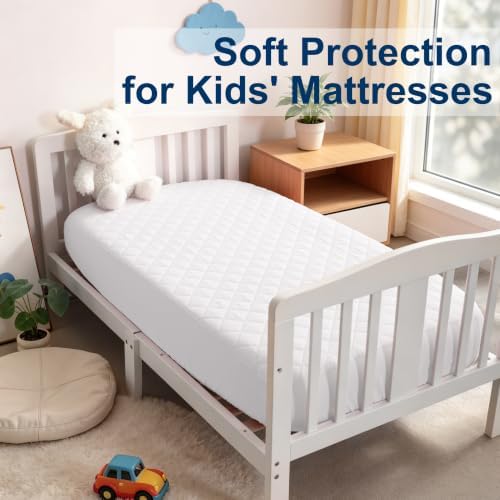 BEDSUM 2-Pack Waterproof Mini Crib Mattress Protector - Image 5