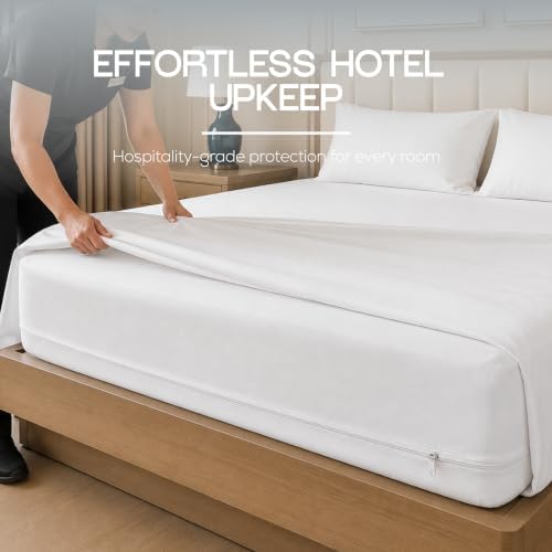Bulk 10-Pack Hotel Queen Size Mattress Encasement 100% Waterproof - Image 5