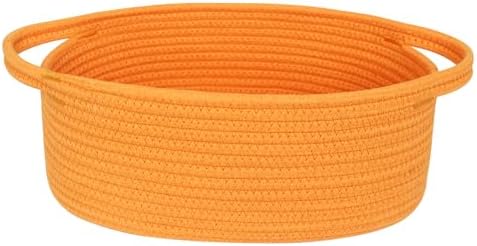 Orange Basket for Gifts Empty, Easter Basket Empty, Kids Dog Cat Toy Bin Box by Unknown