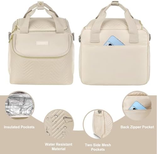 Wearable Breast Pump Bag, Breastmilk Cooler Travel Bag Compatible - Image 5