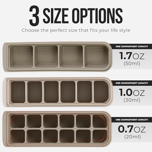 1 oz/6 Sections Silicone Ice Cube Freezer Tray - Image 7
