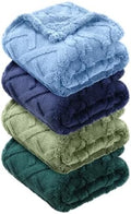 VitalCozy 4 Pcs Fleece Baby Blankets 3D Plush Soft Newborn by VitalCozy