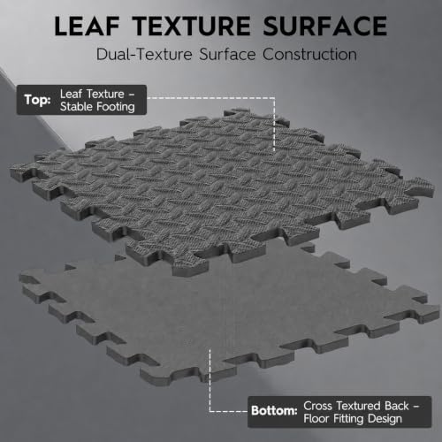 18 Pcs EVA Foam Floor Tiles, Puzzle Exercise Mat Set - Image 5