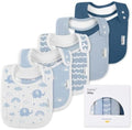 Muslin Baby Bibs for Drooling and Teething, Bibs for Boys Girls by EgmaoBaby