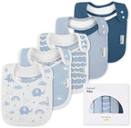 Muslin Baby Bibs for Drooling and Teething, Bibs for Boys Girls by EgmaoBaby