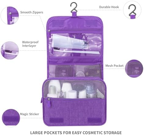 Lcsmaokin Large Capacity Toiletry Bag Travel Bag - Image 2
