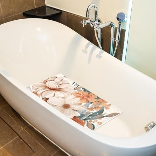 Shower Mat Non Slip, Flower Anti Slip Bath Mat - Image 5