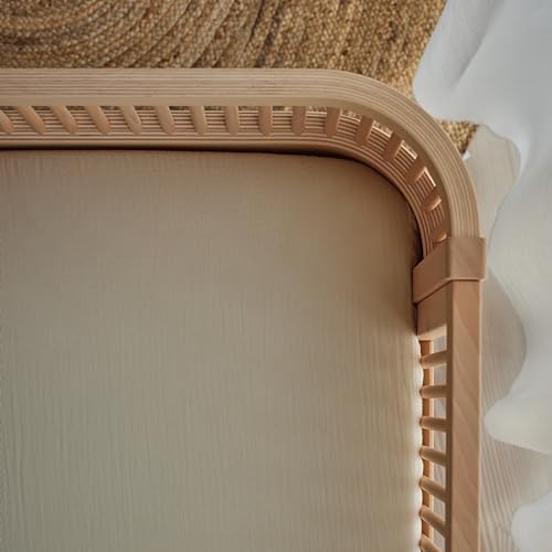 Crib Sheets, 100% Organic Cotton Muslin, Fitted 28"x52" Standard - Image 6