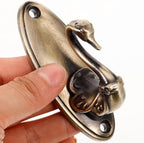Pair of Swan Style Drapery Curtain Holdbacks Tieback Hooks Tiebacks, U-Shaped - Image 2