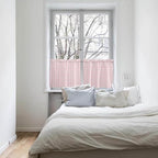 Christmas Kitchen Curtains and Valances Set, Rustic Pink White Buffalo Check - Image 7
