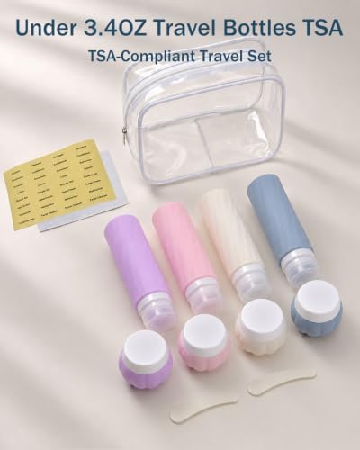 Redfly Silicone TSA Approved Travel Bottles - Image 2
