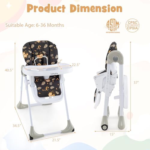 BABY JOY Convertible High Chair - Image 6